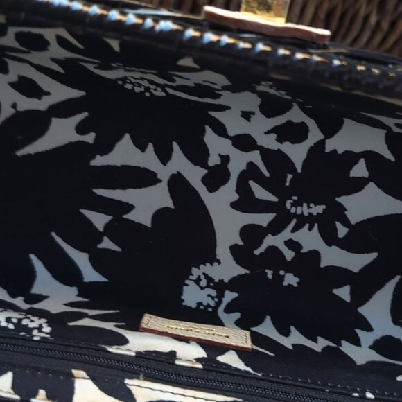 Vintage KATE SPADE Wicker Bag Black Lacquered WICKER - Picture 7 of 13